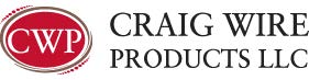 Craig Wire Products LLC logo with a red oval containing the white letters CWP on the left and the company name in black text on the right.